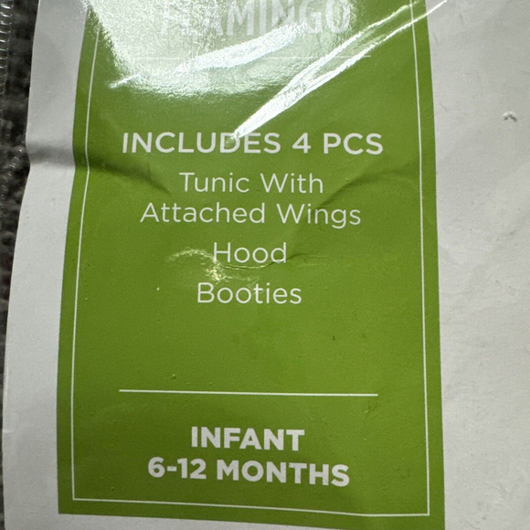 Flamingo Pink Bird Tropical Animal Fancy Dress Up Halloween Baby Child Costume - Picture 3 of 5